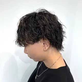 ショート パーマ メンズ メンズ/心斎橋/ Momoka💎🫧のヘアスタイル