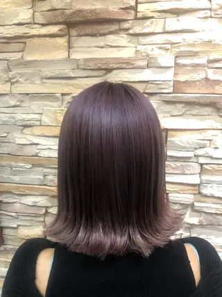 ミディアム 本多 美羽のヘアスタイル