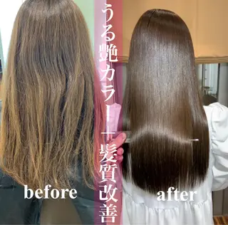 カラー 心斎橋美容室なつき♡ 大阪酸性ストレートのヘアスタイル