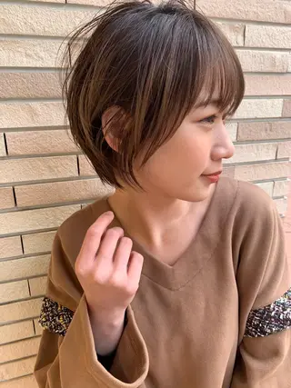 ショート calna by  elmo所属・ショート特化美容師 大阪京橋　大本　渉のヘアスタイル