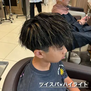 ショート パーマ SENA 再現性 パーマと縮毛矯正のヘアスタイル