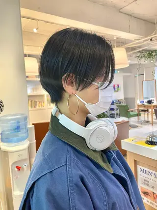 ショート カラー salowin梅田茶屋町north所属・くがれいじ 梅田/ショート/ボブのヘアスタイル