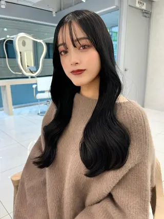 ロング 顔周り🇰🇷韓国 レイヤー/いづみ💞のヘアスタイル