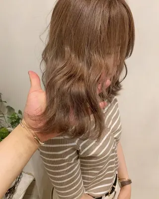 ロング カラー VEGA天神 ブリーチのヘアスタイル