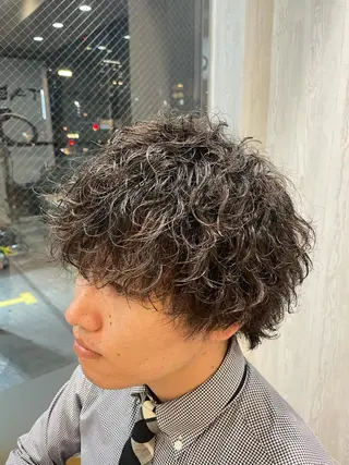 ショート パーマ メンズ 🔥Mackey🔥 メンズ特化型美容師のヘアスタイル