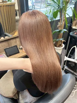 ロング ななみ/博多/ ブリーチ/髪質改善のヘアスタイル