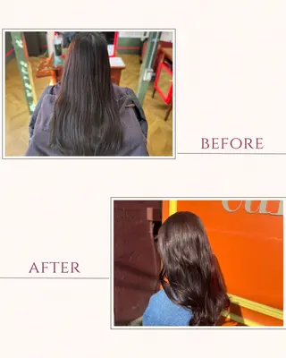 ロング カラー cureK所属・米倉 麻衣のヘアスタイル