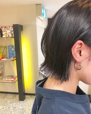 ショート カラー ヘアアレンジ ボブ/ミニボブ/ 立河今日子のヘアスタイル