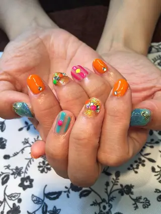 ネイル ＦreeDoＭ   Design所属・W KUMIのネイルデザイン