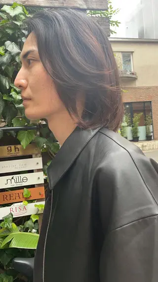 メンズ レイヤーカット/ 透明感カラーmikuのヘアスタイル