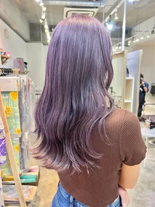 ロング カラー AMRITA所属・men'sｶｯﾄ ﾊﾟｰﾏ🫧ｼｵﾝのヘアスタイル