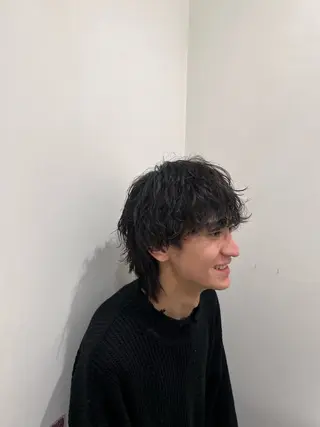 パーマ メンズ fifth 柏崎功真のヘアスタイル