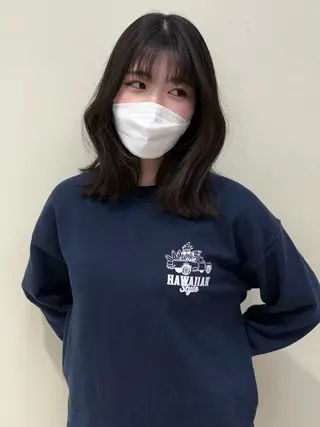 ミディアム 盛れる韓国ヘア🩰/ 透明感カラー/華のヘアスタイル