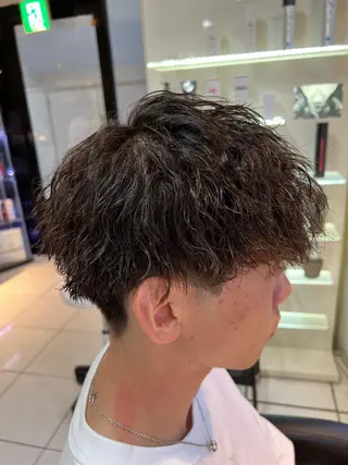 パーマ メンズ パーマ特化美容師 茂木広幸のヘアスタイル