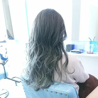 ロング カラー ヘアアレンジ 小林 伸行のヘアスタイル
