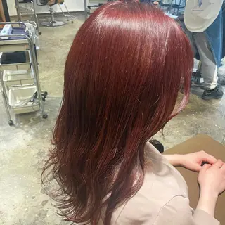 セミロング カラー ヘアアレンジ 🇰🇷韓国スタイル レイヤー/ayanaのヘアスタイル