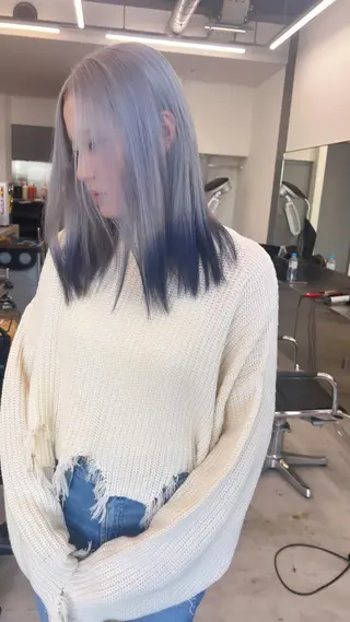 ミディアム カラー LIT. hair salonのヘアスタイル