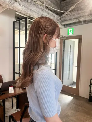 ロング カラー ヘアアレンジ 🎀suzuna 透明感colorのヘアスタイル