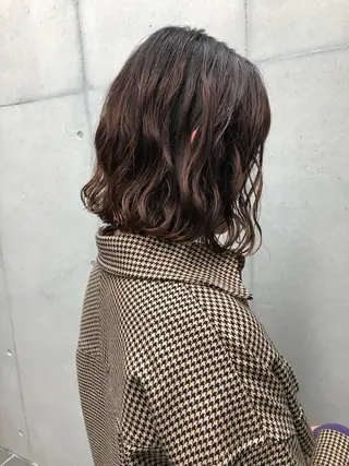 ショート パーマ ロングパーマ木村 ボブパーマのヘアスタイル