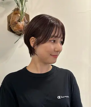 ショート カラー 遠藤 日和のヘアスタイル