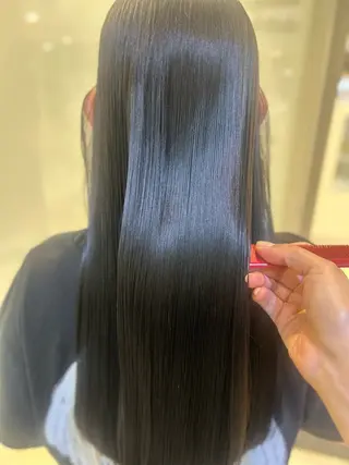 ロング カラー 艶質改善/縮毛矯正 ササキナツミのヘアスタイル