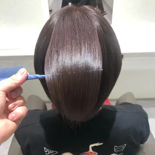 ミディアム カラー ムトウセイマ/艶髪 /艶ケアWブリーチのヘアスタイル