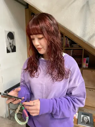 ロング muku所属・ボブ/パーマ /muku サリのヘアスタイル