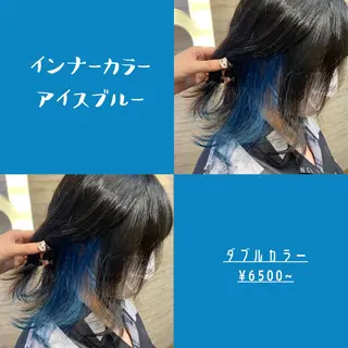 ミディアム カラー ウルフ🐺/ボブ ハイトーン🌈/増田のヘアスタイル