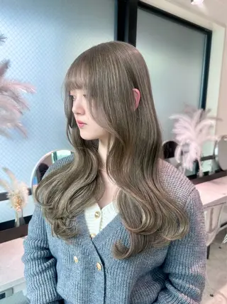 ミディアム Qin shaire salon所属・🤍ハイトーンカラー MAKOTO🤍のヘアスタイル