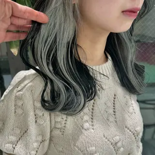 ミディアム カラー 韓国スタイル🇰🇷 トレンドレイヤー🪡のヘアスタイル