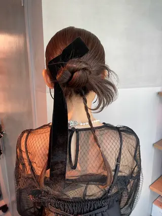 ヘアアレンジ charm《銀座》 ヘアセット/縮毛矯正のヘアスタイル