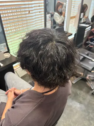 パーマ メンズ 奥山 和奏のヘアスタイル