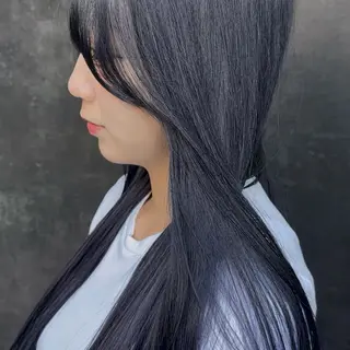 セミロング カラー ブリーチ/カラー /艶髪 🎀おぐりンのヘアスタイル
