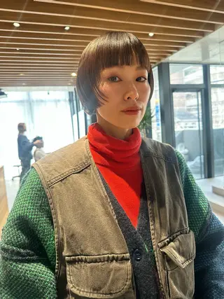 ショート 井上 翠月のヘアスタイル
