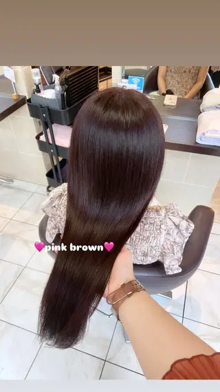 ロング 🎀透明感カラー 🐈ナズナのヘアスタイル