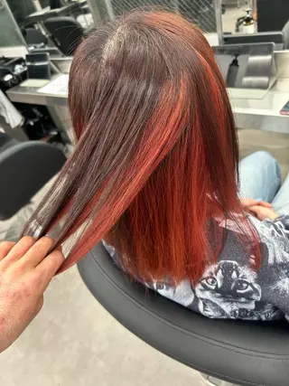 カラー エクステ/ ブリーチ🤩店長レンのヘアスタイル