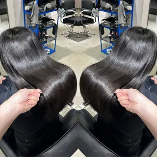 セミロング 髪質改善大阪/ 酸性縮毛矯正/ゆうとのヘアスタイル