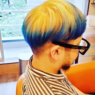 ショート メンズ カラー spa hair  ark 富井直美のヘアスタイル