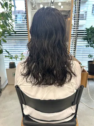 ロング パーマ lelu所属・lelu / 佐々木のヘアスタイル