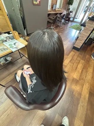 ミディアム 矢野 剛志のヘアスタイル
