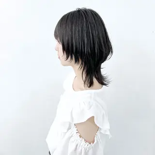 ミディアム カラー ヘアアレンジ 大橋 拓巳のヘアスタイル