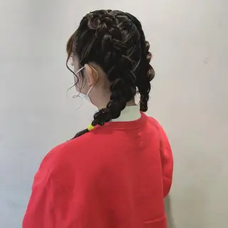 セミロング リア （まつげパーマ）のマツエク・マツパデザイン