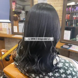 セミロング カラー 𝐑𝐢𝐤𝐚 ໒꒱♡のヘアスタイル