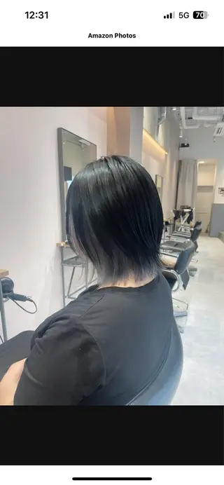 ミディアム カラー ✨艶髪職人艶カラー✨ 中本輝人のヘアスタイル