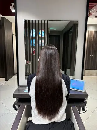 ロング パーマ 誰もが憧れる艶髪✨ /アレンジヘア🎀のヘアスタイル