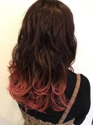 カラー 日比 貴大/ minim hairのヘアスタイル