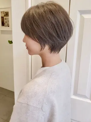 ショート カラー パーマ ショート特化/ 似合わせカット/高津のヘアスタイル