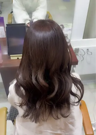 ロング カラー 透明感/暖色/艶感 TAMA🍓🍓のヘアスタイル