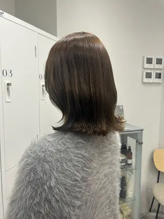 ミディアム カラー ヘアアレンジ ボブ /ニュアンス/ satomi🧸💖のヘアスタイル