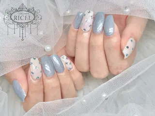 ネイル Nail Salon Ricel所属・WAKANA ‎𖤐 ̖́-‬のネイルデザイン
